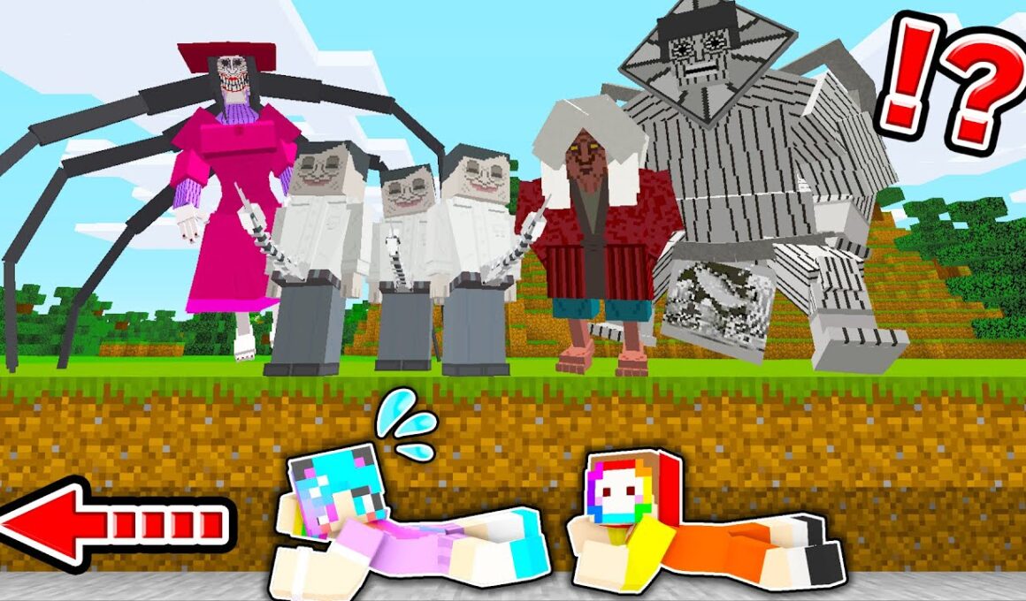 ターボババアやセルポ星人たちに絶対見つかるな！！【ダンダダン・まいくら・マインクラフト】