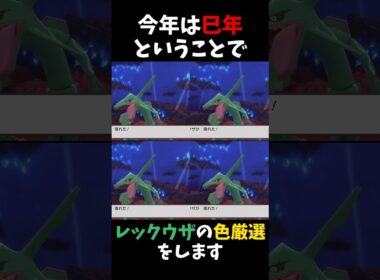 今年は巳年ということで「レックウザ」の色違い厳選をする！【ポケモンBDSP】【色違いレックウザ】