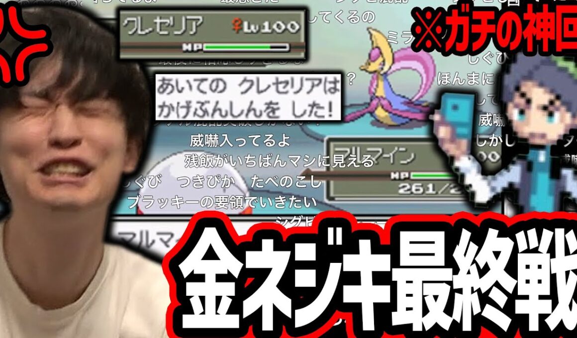 【神回】金ネジキ最終決戦。最強のクレセリアに挑み奇跡を起こす【2025/04/29】