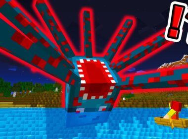 超巨大イカの都市伝説が本当か検証してみた！【まいくら・マインクラフト】