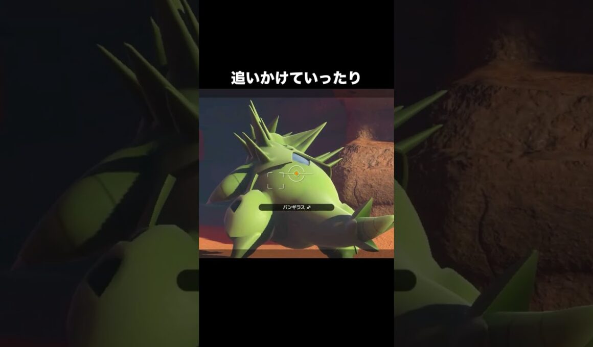 【ブチギレ💢】バンギラスの破壊衝動が止まらない #ポケモン #newポケモンスナップ