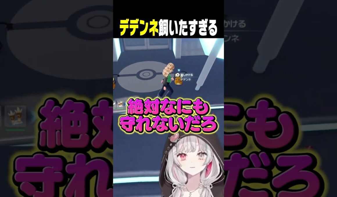 警備員のデデンネになにが守れるんだよ #ポケモンza #石神のぞみ #にじさんじ