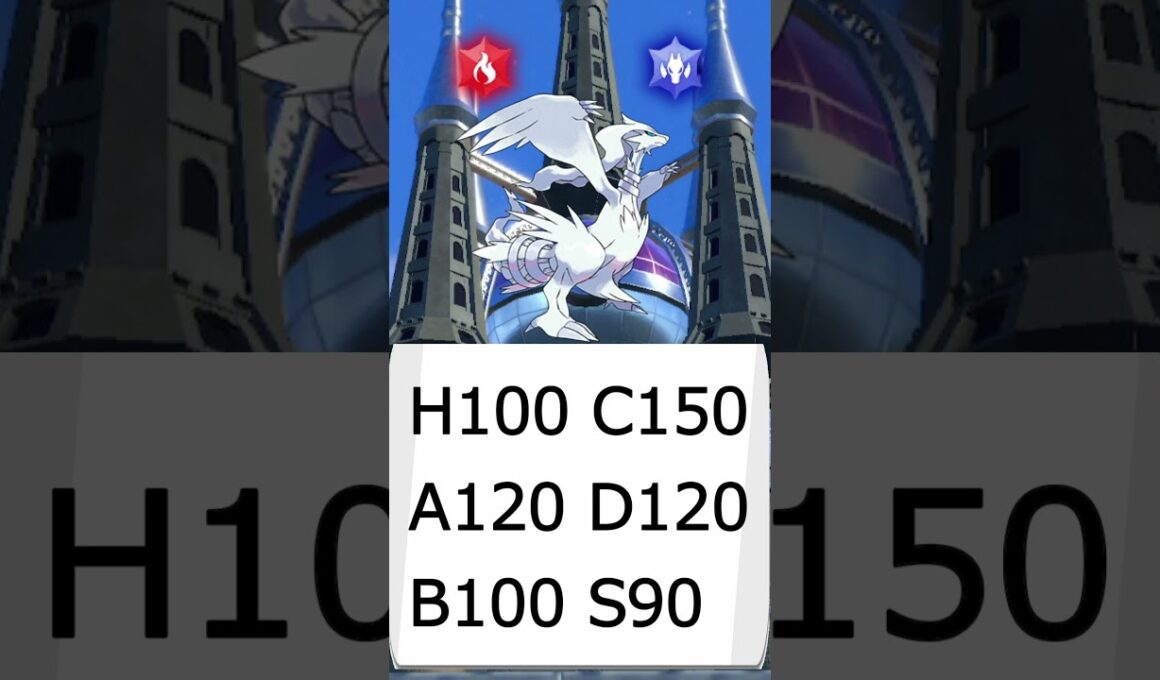 【ポケモンSV】SVダブルで活躍できるかもしれないポケモン レシラム #voicevox #ポケモンsv #レシラム #春日部つむぎ #ダブルバトル #shorts