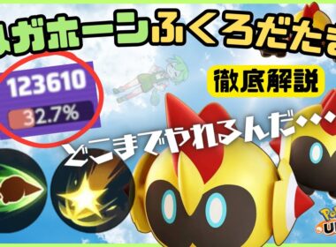 【激ムズ】どこまでやれんの！？メガホーンふくろタイレーツ徹底解説【ずんだもん実況】【ポケモンユナイト】
