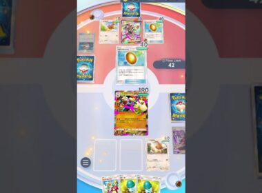 【ポケポケ】メガミミロップ華麗なる足技 #ポケポケ