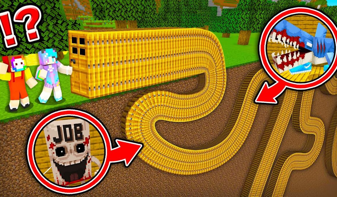 ブレインロットがいる超長い扉を調査した結果！？【まいくら・マインクラフト・トゥントゥントゥンサフール/トララレロ トラララ/ITALIAN BRAIN ROT】