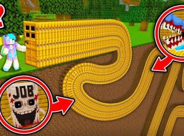 ブレインロットがいる超長い扉を調査した結果！？【まいくら・マインクラフト・トゥントゥントゥンサフール/トララレロ トラララ/ITALIAN BRAIN ROT】