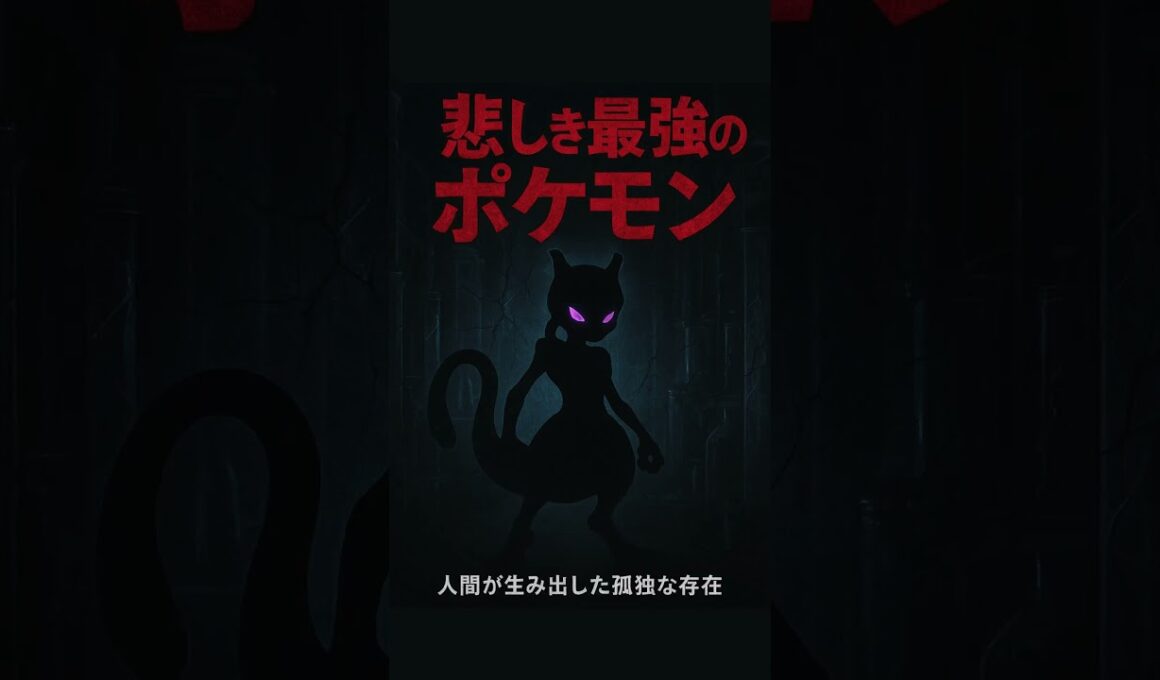 最強のポケモン、ミュウツーの知られざる悲しい過去