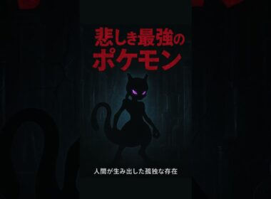 最強のポケモン、ミュウツーの知られざる悲しい過去