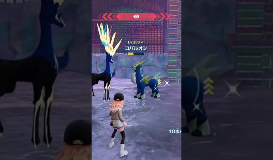 ついに色違いコバルオン！ #ポケモン #ポケモンza #配布 #pokemon