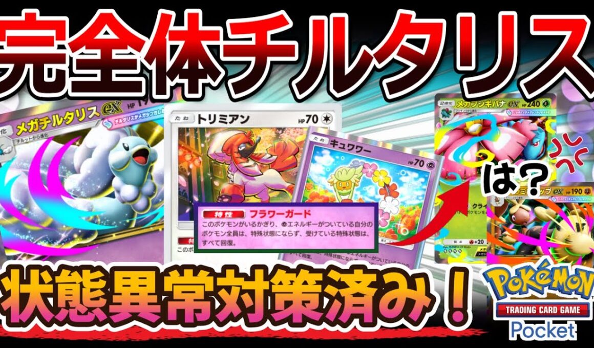 【ポケポケ｜デッキ紹介】状態異常対策済み！完全体チルタリス feat. トリミアン&キュワワー（Pokémon TCG Pocket）