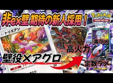 【ポケポケ｜デッキ紹介】非ex壁 期待の新人！トリミアン feat. サザンドラ率いる悪軍団（Pokémon TCG Pocket）