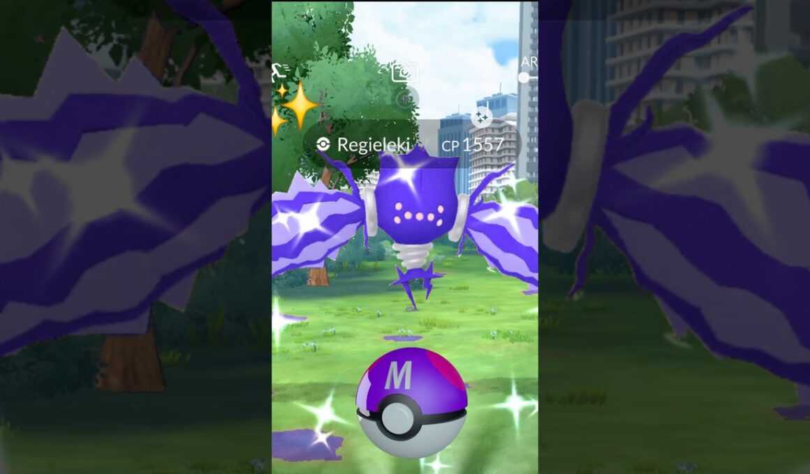 ついにポケモンGOで色違いレジエレキレイドゲットしたよ✨️