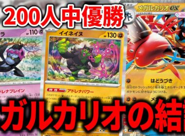 "イイネイヌ"と"マシマシラ"を入れたメガルカリオexが答えかもしれません【ポケカ】