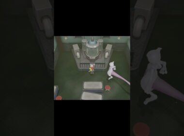 【ピカブイ】ポケモンやしきに置かれている機械に反応するミュウツー　#Shorts