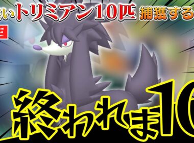【ポケモンZA】色違いトリミアン10匹捕獲まで終われま10【Pokémon LEGENDS Z-A】