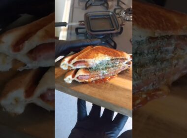 休みの日のホットサンド #料理 #簡単レシピ #簡単料理 #cooking #ホットサンド