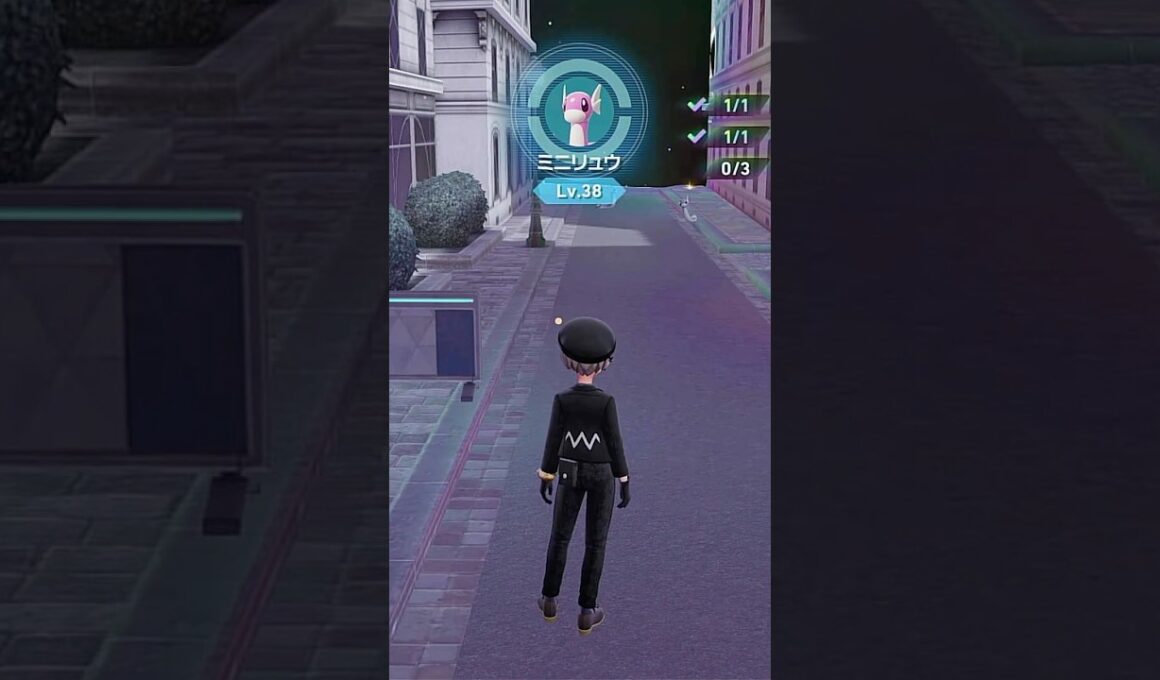 【ポケモンZA】サイズも色も最小クラス！？XS色違いミニリュウ #カイリュー