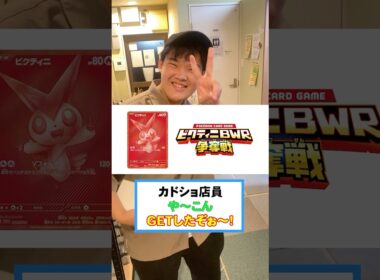 ビクティニ争奪戦プロモ飾ってます #ポケモン #pokemon #ビクティニ#shorts #short #争奪戦