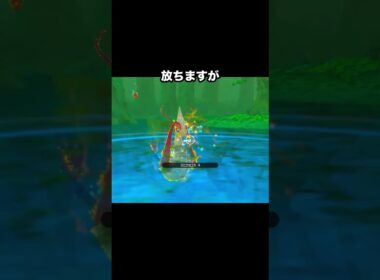 【巻き込み事故】ミロカロスの技に巻き込まれるハスボー #ポケモン #newポケモンスナップ