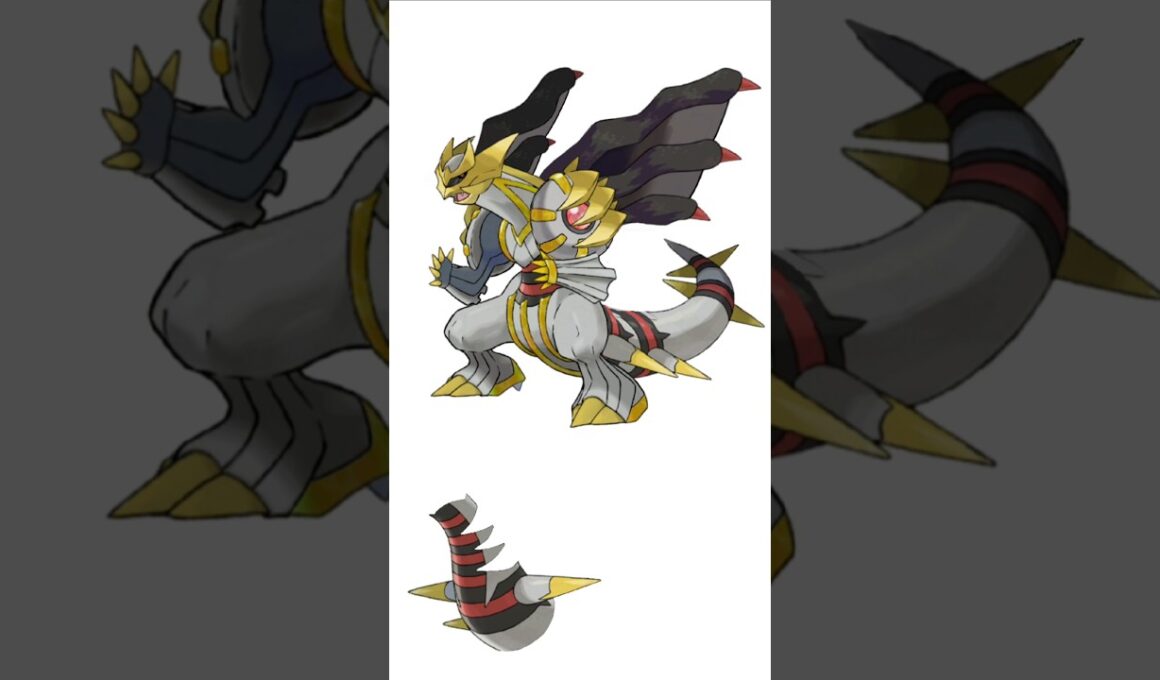 パルキア＋ギラティナ合成。ダークパルキア　#ポケモンフュージョン #改造ポケモン  #伝説のポケモン #最強ポケモン #pokemon