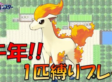 あけましておめでとうございます!!午年なのでポニータで旅してみた!!part1【ゲーム実況】【縛りプレイ】