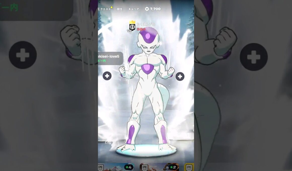 ゴールデンフリーザにして！！【フォートナイト】 #shorts