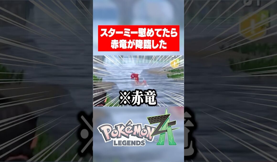 ポケモンレジェンズzaスターミー慰めてたら色違いギャラドスが降臨なさった。 Pokémon LEGENDS Z-A #ポケモン #ポケモンza