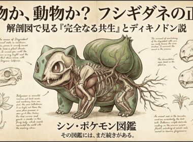 【0001｜フシギダネ】植物か、動物か？解剖図で見る「完全なる共生」とディキノドン説