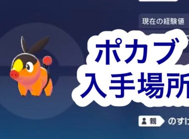 【ポケモンZA】ポカブ入手場所