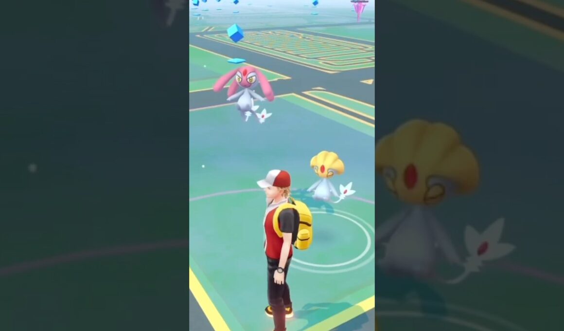 【超レア確率】、、や、野生でUMAが出たっ。#ポケモンGO#ユクシー#pokemongo