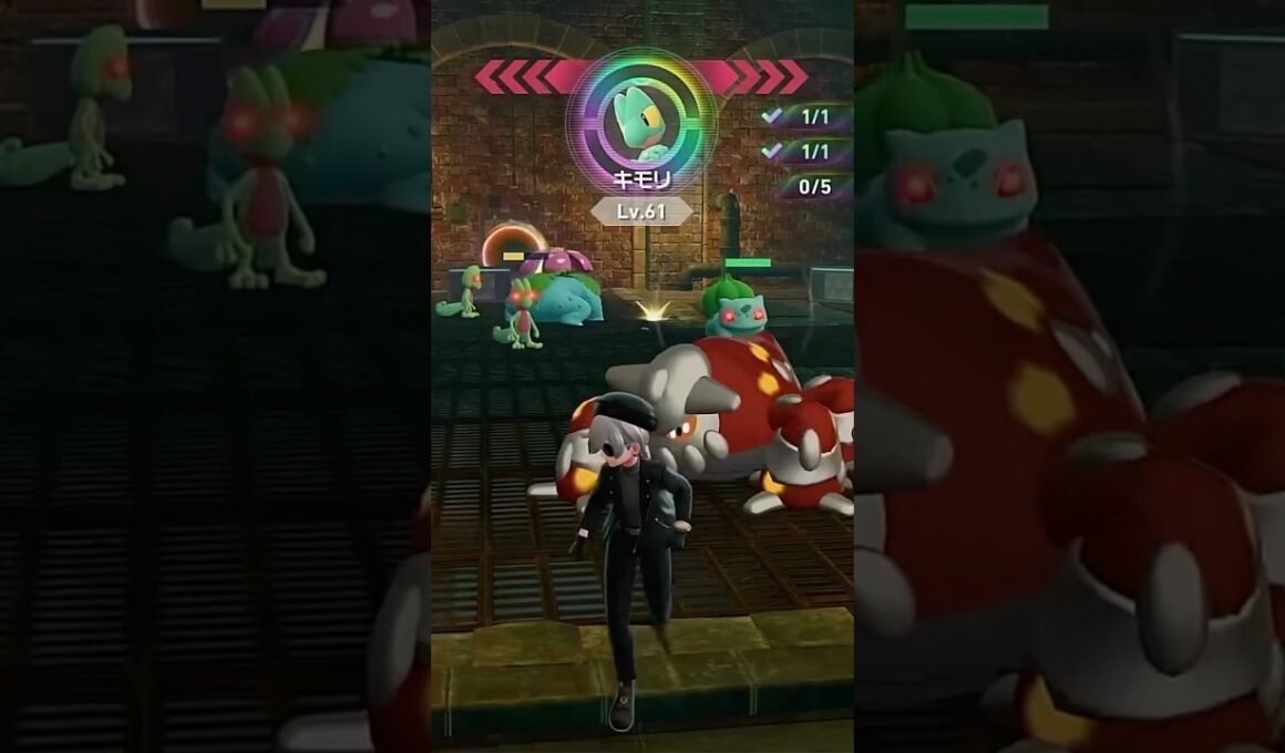 【ポケモンZA】オヤブン色違いキモリ、まさかのゲット #ジュカイン