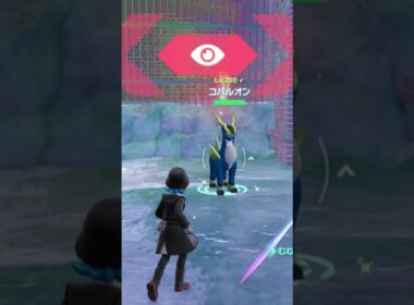 【ポケモンZA】色違いのコバルオンをゲット！ #shorts　#ポケモンZA　#ポケモンレジェンズZA　#色違い　#厳選　#コバルオン　#伝説