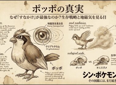 【0016｜ポッポ】なぜ「すなかけ」が最強なのか？ポッポの生存戦略と地磁気を見る目