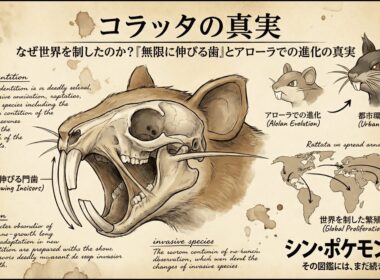 【0019｜コラッタ】コラッタはなぜ世界を制したのか？「無限に伸びる歯」とアローラでの進化の真実
