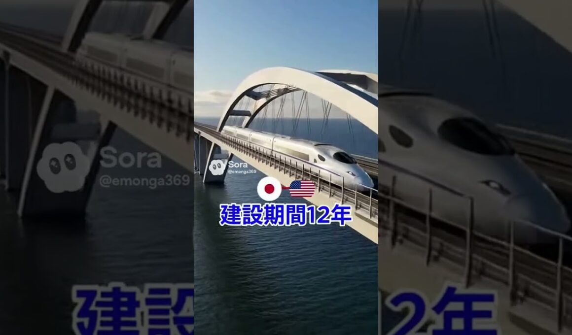 世界最長の鉄道橋【AI生成】