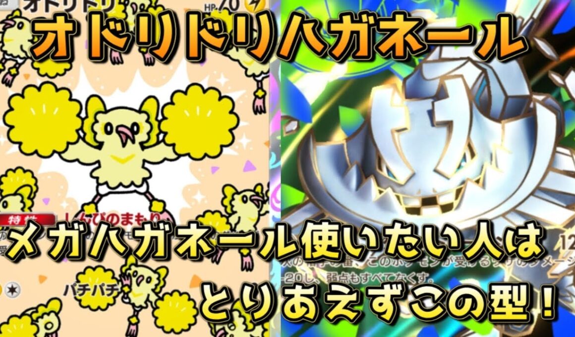 ピチューオドリドリメガハガネール！メガハガネールが苦手な敵はオドリドリで誤魔化せるぞ！！