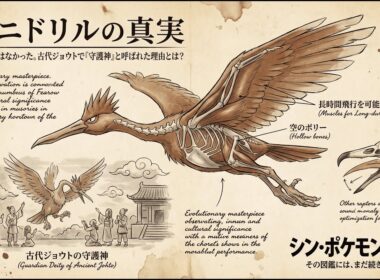 【0022｜オニドリル】オニドリルは「悪役」ではなかった。古代ジョウトで「守護神」と呼ばれた理由とは？