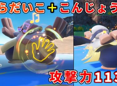 腹太鼓と根性と先制技を併せ持つポケモン「ハリテヤマ」を活躍させたい！【ポケモンSV】