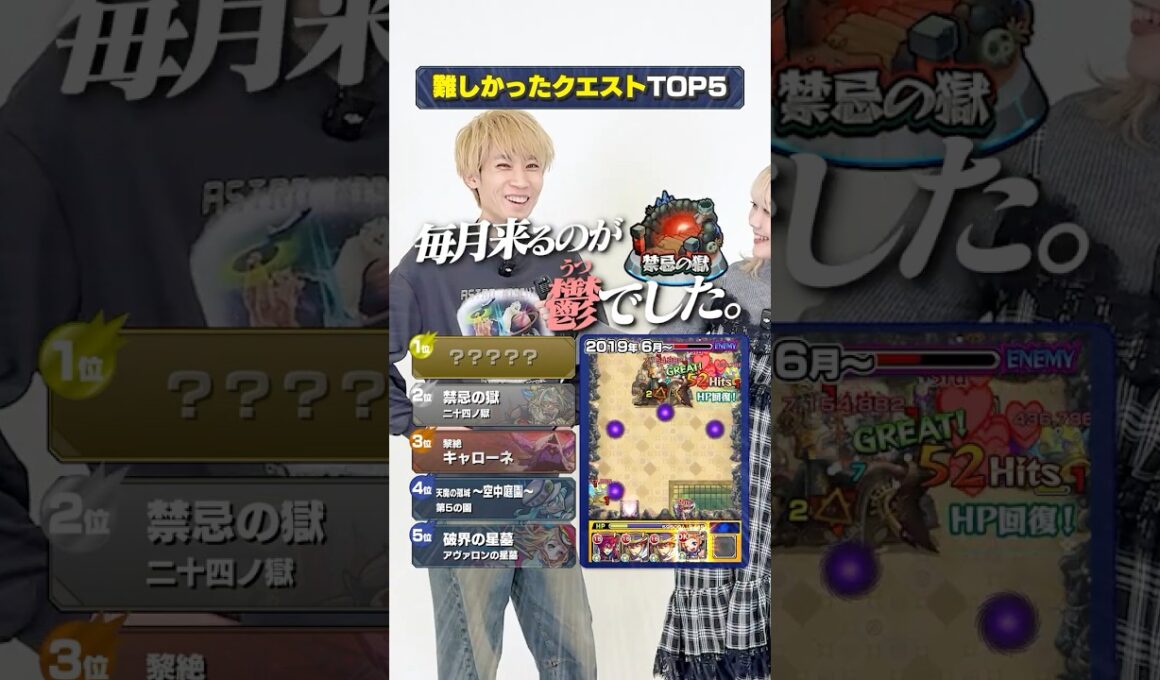 1位がまさかの…？🫢 #モンスト #ランキング