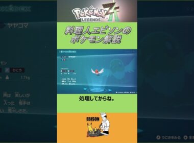 エビソンのポケモン解説200　#ポケモン #ポケモンza　#レジェンズ  #ヤヤコマ