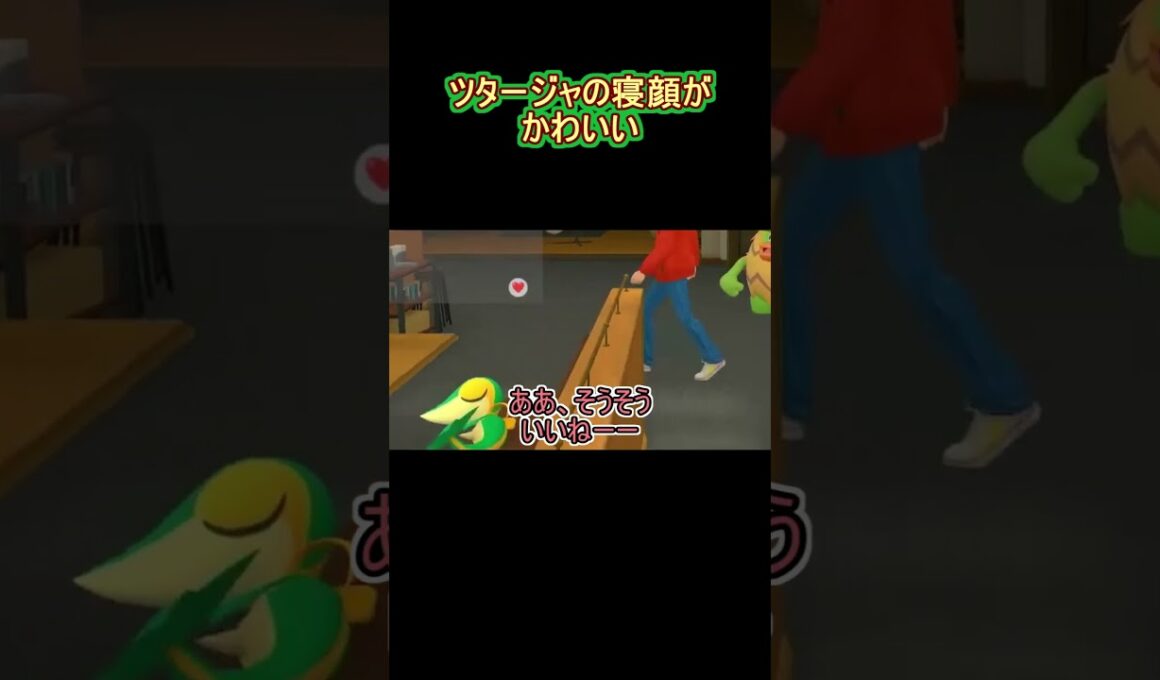 ツタージャの寝顔がかわいい #帰ってきた名探偵ピカチュウ #VTuber