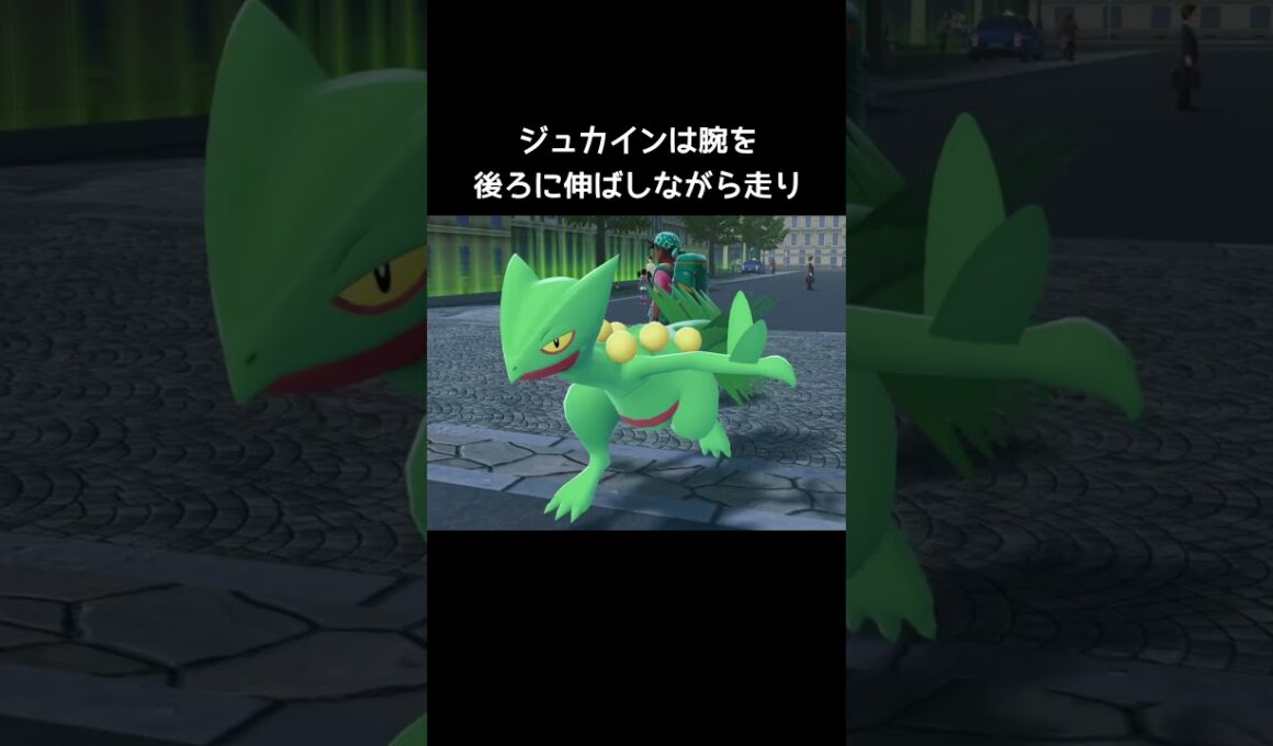 ジュカインたちの走り方【ポケモンZA】#キモリ#ジュプトル