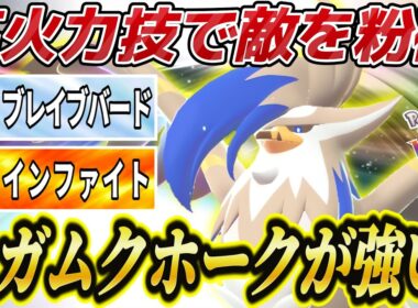 【ポケモンZA】メガムクホークの圧倒的なパワーで敵を粉砕！ブレバとインファ押してれば1位獲れちゃいます！