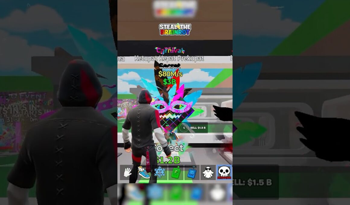 シークレットラッキーロットで神引きした💀 スティールザブレインロット #フォートナイト #fortnite #brainrot