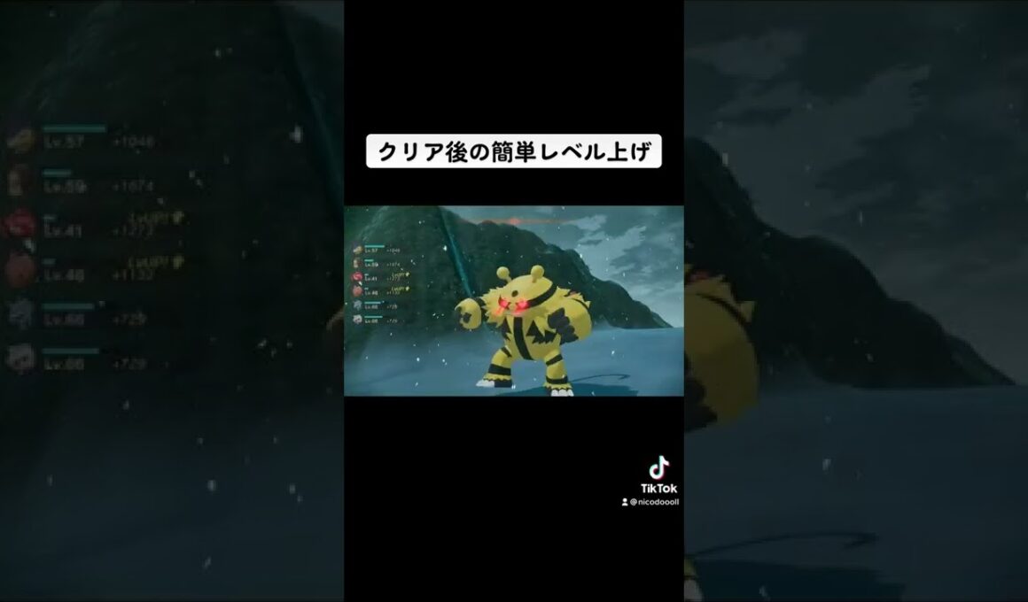 ポケモンアルセウス　レベル上げ