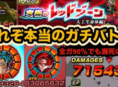 無敵だったリバブルサンドの現状やいかに。人工生命体レッドゾーンvsバイオブロリーでガチンコ勝負！【ドッカンバトル】【Dragon Ball Z Dokkan Battle】