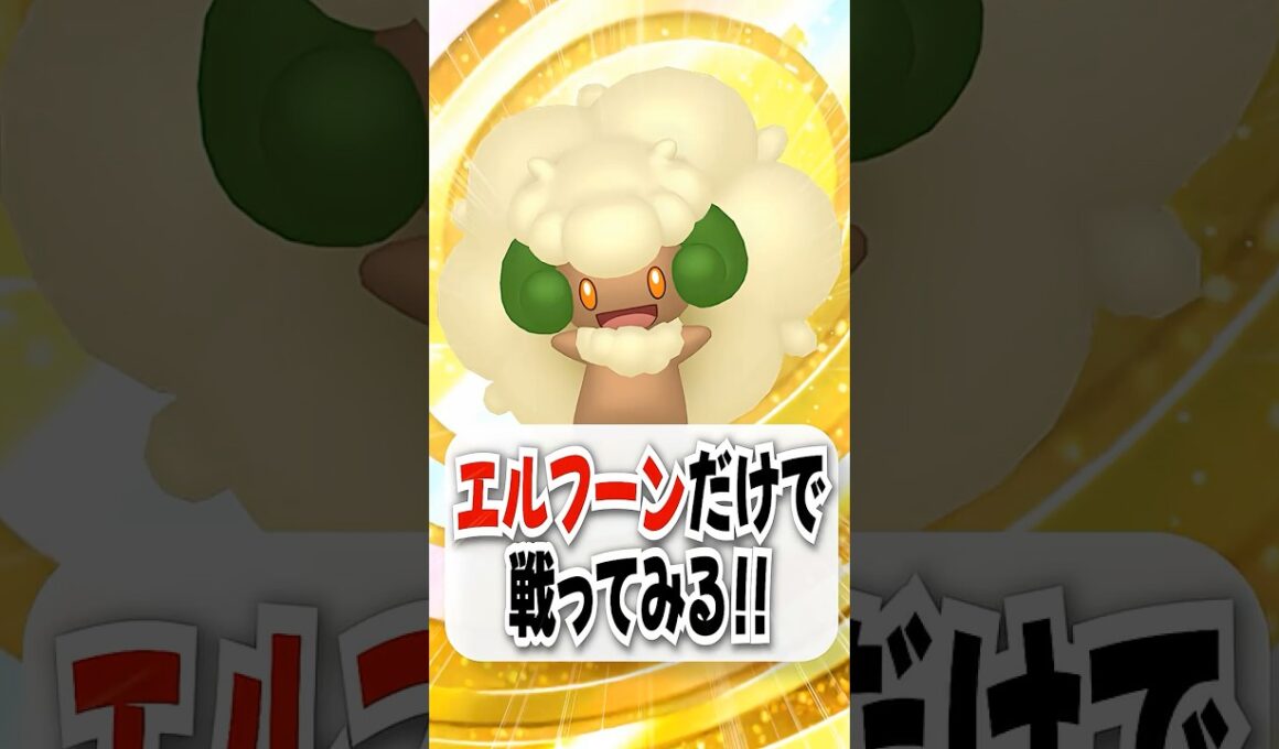 【検証】火力盛れすぎ注意のエルフーンだけで戦ってみた！【ポケポケ】