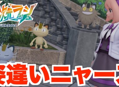 【ポケモンZA】なぜここに！？姿違いのニャース達が可愛すぎる！【DLC「M次元ラッシュ」】