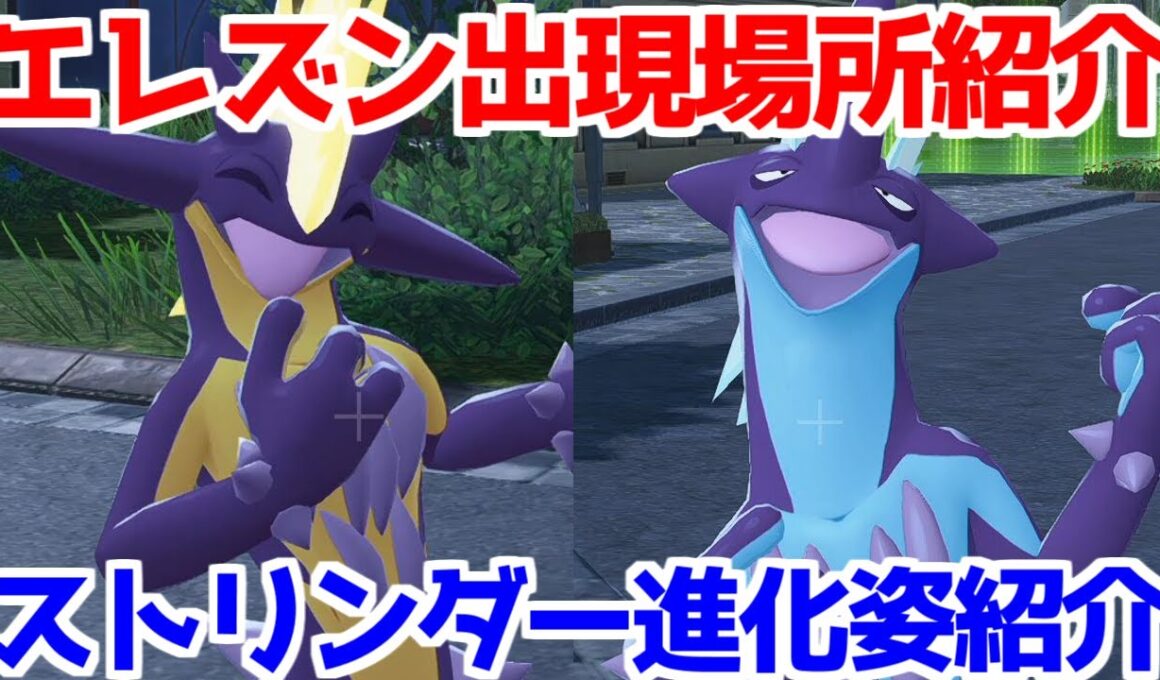 【ポケモンZA】エレズン ストリンダー  出現場所 入手方法 進化方法  攻略 【M次元ラッシュ】【Pokémon LEGENDS ジガルデ ポケモン レジェンズ ジガルデ】